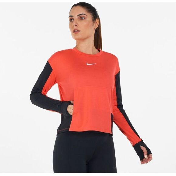 EXCELLENT CONDITION Nike Womens Pacer Crew Performance Top size large Good Condi - Picture 1 of 9